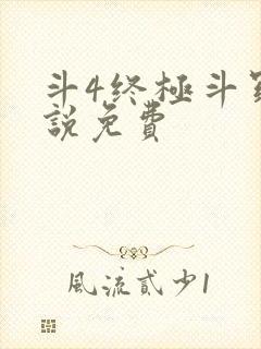 斗4终极斗罗小说免费