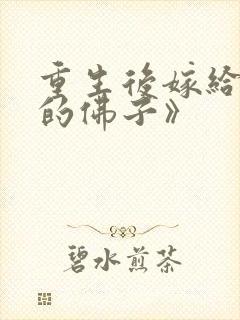 重生后嫁给渣过的佛子》
