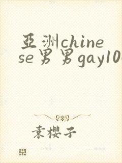 亚洲chinese男男gay1069