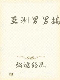 亚洲男男搞基封面