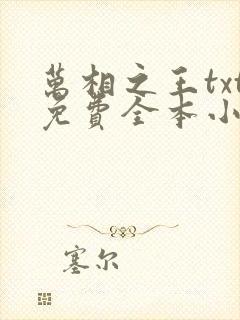 万相之王txt免费全本小说笔趣阁封面