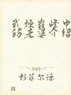 武炼巅峰中杨开的老婆介绍