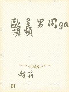 欧美男同gay视频