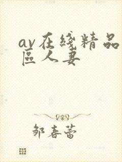 av在线精品一区人妻