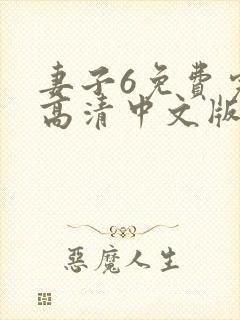 妻子6免费完整高清中文版,电视剧