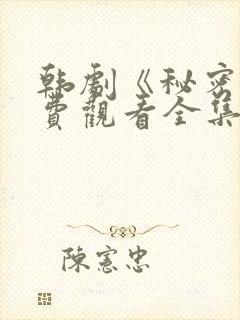 韩剧《秘密》免费观看全集电视剧中