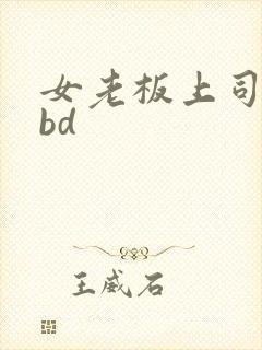 女老板上司出差bd