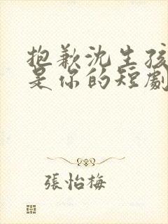 抱歉沈生孩子不是你的短剧免费