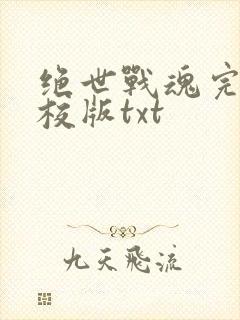 绝世战魂完整精校版txt