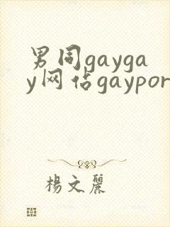 男同gaygay网站gayporn