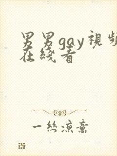 男男gay视频在线看