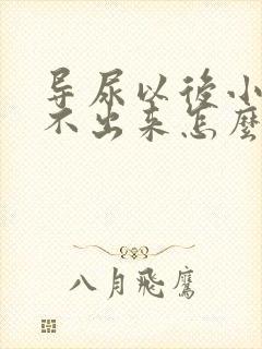 导尿以后小便尿不出来怎么办