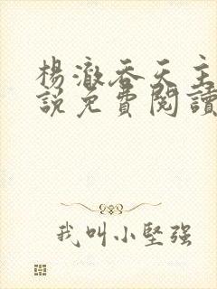 杨澈吞天主角小说免费阅读