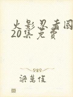 火影忍者国语720集免费封面