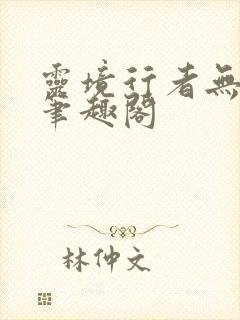 灵境行者无错字笔趣阁封面