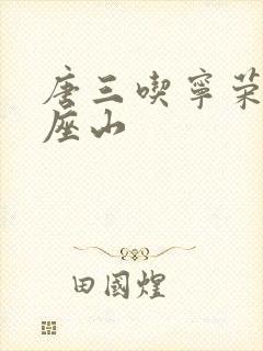 唐三吃宁荣荣两座山封面