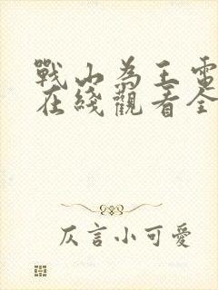 战山为王电视剧在线观看全集免费封面