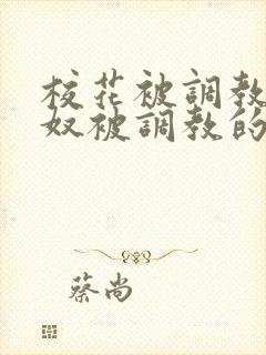 校花被调教成贱奴被调教的小说封面