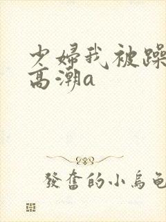 少妇我被躁爽到高潮a