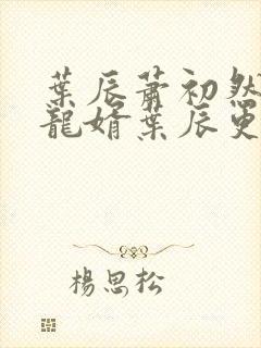 叶辰萧初然上门龙婿叶辰更新