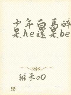 少年白马醉春风是he还是be