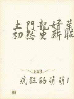 上门龙婿叶辰萧初然更新版封面