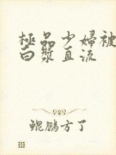极品少妇被猛得白浆直流