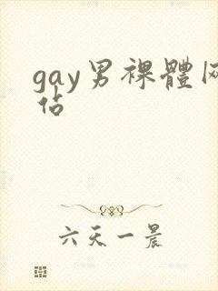 gay男裸体网站