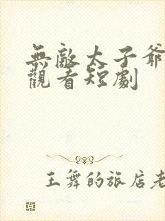 无敌太子爷免费观看短剧