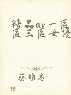 精品av一区二区三区女优在线观看