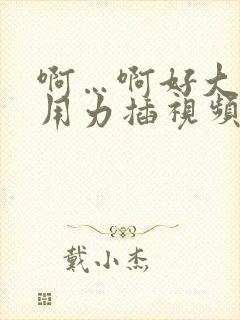 啊…啊好大好爽用力插视频