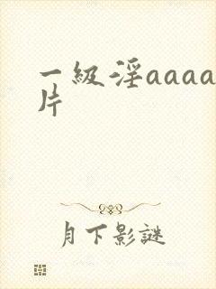 一级淫aaaa片