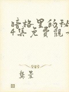 暗格里的秘密24集免费观看