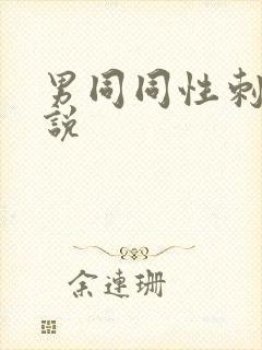 男同同性刺激小说