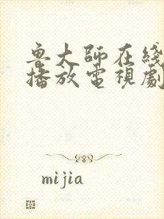 鲁大师在线高清播放电视剧的注意事