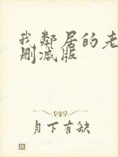 我邻居的老婆无删减版封面