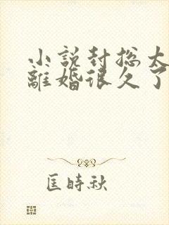 小说封总太太想离婚很久了更新了吗