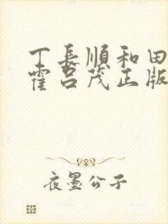 丁长顺和田晓兰霍吕茂正版封面