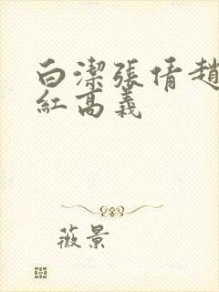 白洁张倩赵敏美红高义封面