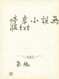 停岸小说无删减版txt封面