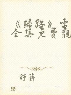 《归路》电视剧全集免费观看高清封面