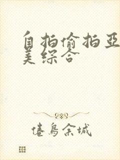 自拍偷拍亚洲欧美综合封面