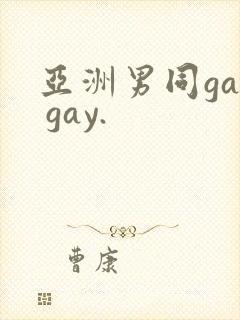 亚洲男同gay gay.