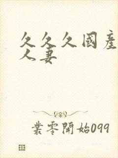 久久久国产精品人妻