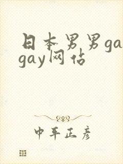 日本男男gaygay网站封面
