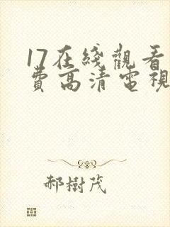 17在线观看免费高清电视剧下