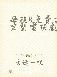 母亲8免费高清完整电视剧
