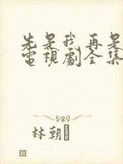 先是我再是你我电视剧全集封面