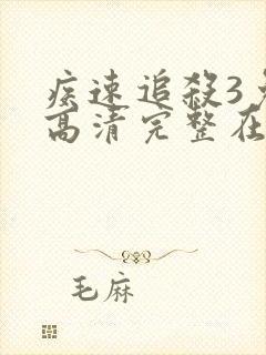 疾速追杀3免费高清完整在线观看封面