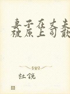 妻子在丈夫面前被原上司欺负
